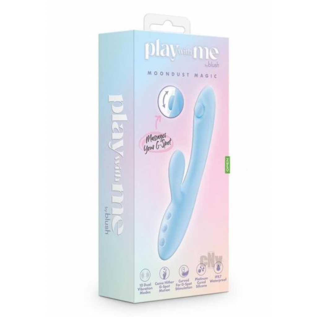 Play With Me Moondust Magic Blue - Rabbit Vibrators