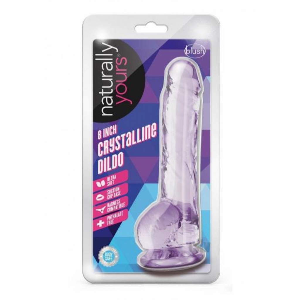 Naturally Yours Crystalline 8 Amethyst - Realistic Dildos & Dongs