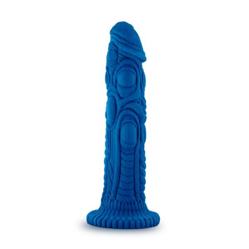 The Realm Draken Lock On Dildo Blue - Realistic Dildos & Dongs