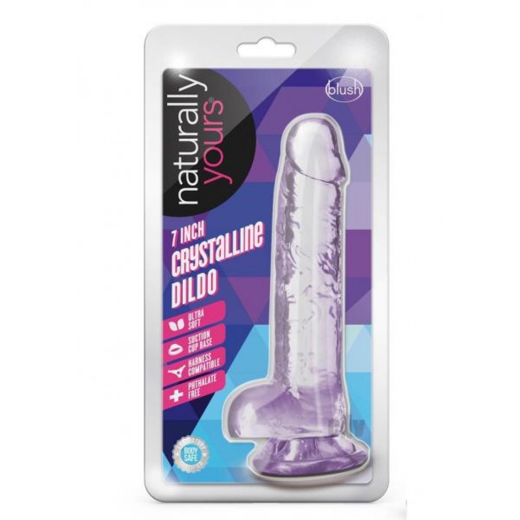 Naturally Yours Crystalline 7 Amethyst - Realistic Dildos & Dongs