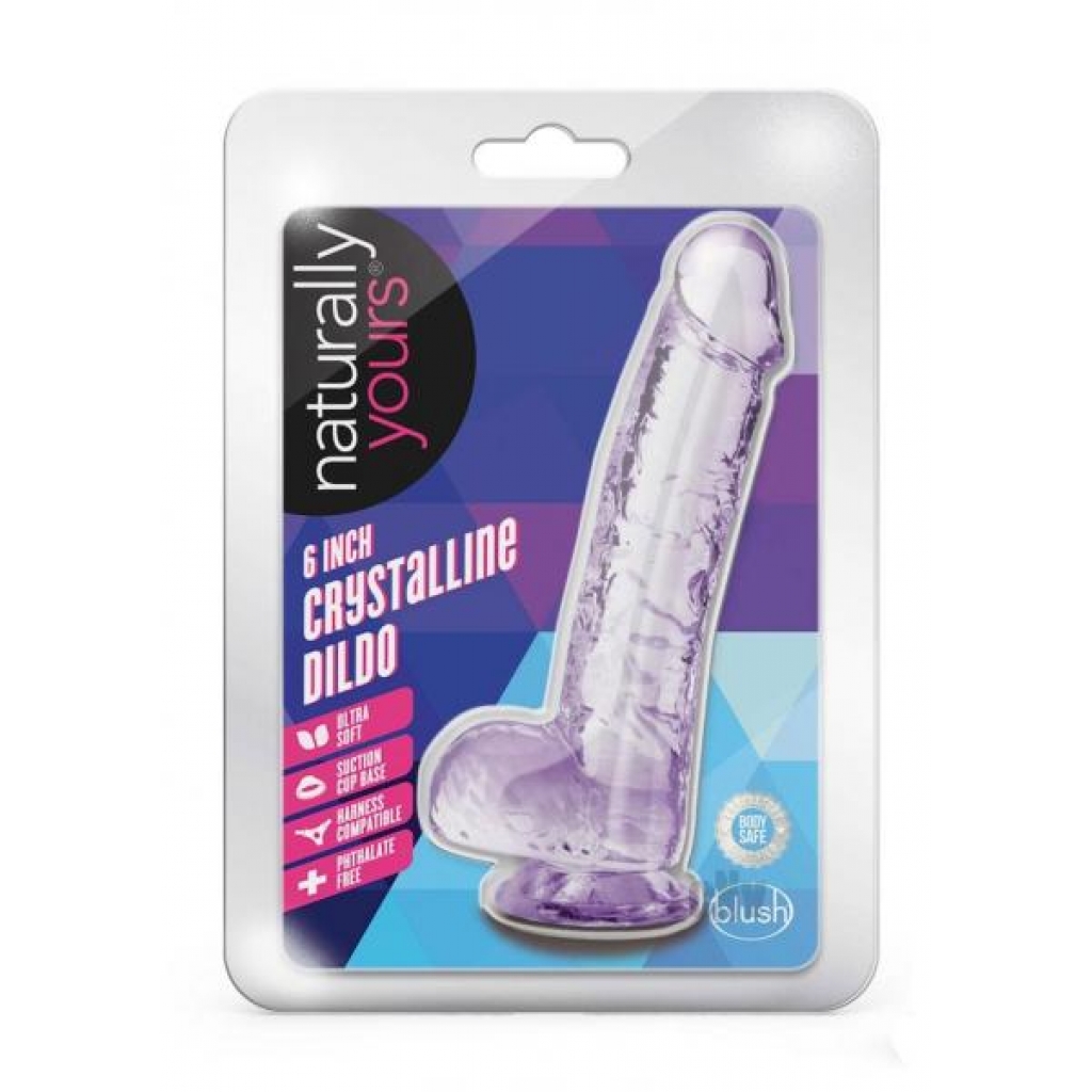 Naturally Yours Crystalline 6 Amethyst - Realistic Dildos & Dongs