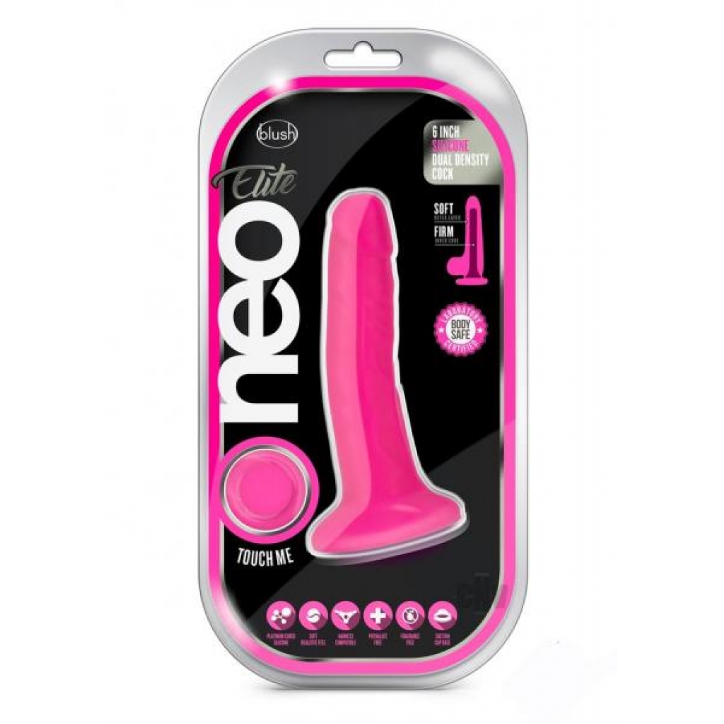 Neo Elite D Dense Cock 6 Pink - Realistic Dildos & Dongs