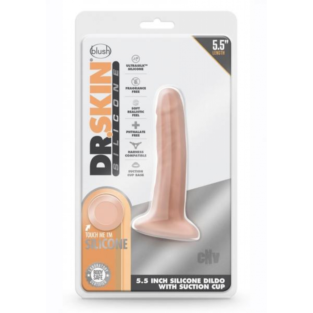 Dr Skin Silicone Dr Lucas 5 Vanilla - Realistic Dildos & Dongs