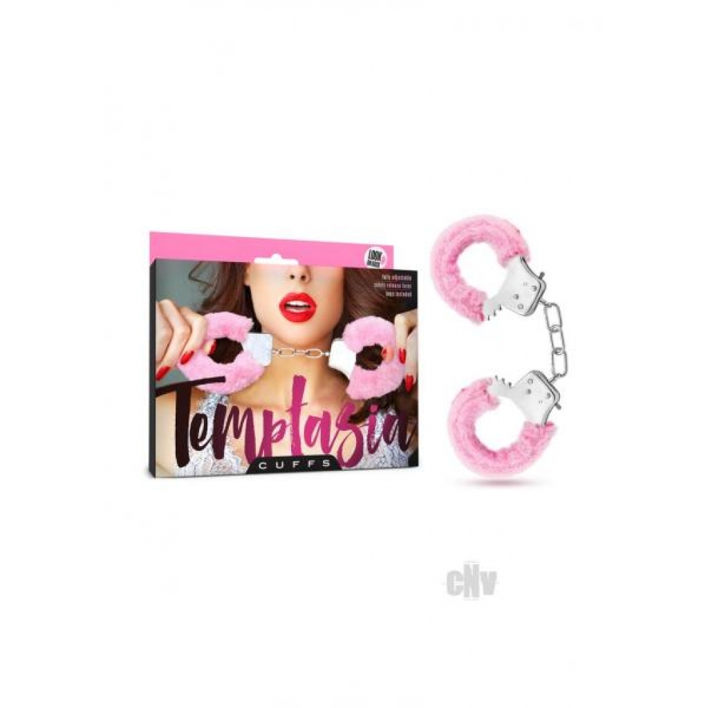 Temptasia Furry Cuffs Pink - Handcuffs