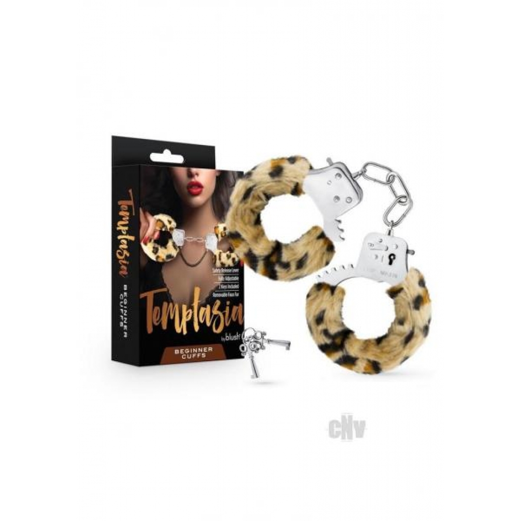 Temptasia Beginner Cuffs Leopard - Handcuffs