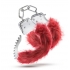 Temptasia Plush Fur Cuffs Burgundy Red - Handcuffs