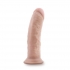 Au Naturel Dildo 8 inches with Suction Cup Beige - Realistic Dildos & Dongs