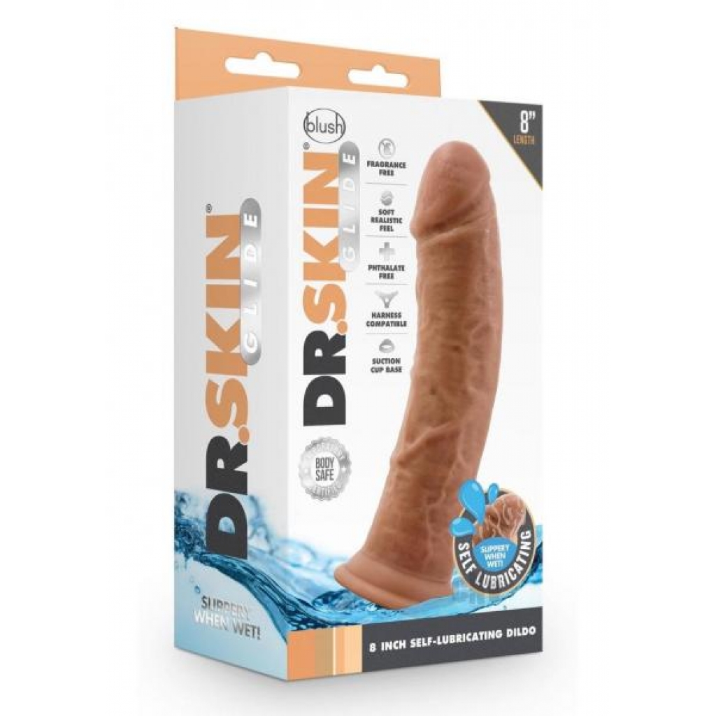 Dr Skin Glide Dildo 8 Caramel - Realistic Dildos & Dongs