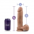 Au Naturel 9.5 inches Dildo with Suction Mocha Tan - Realistic Dildos & Dongs