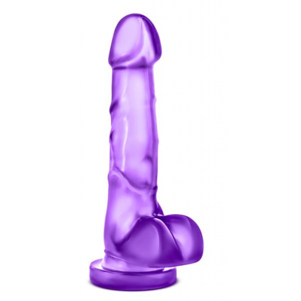 Sweet N Hard 4 Dong Suction Cup & Balls Purple - Realistic Dildos & Dongs