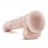 Basic 7 Realistic Dong Suction Cup Beige - Realistic Dildos & Dongs