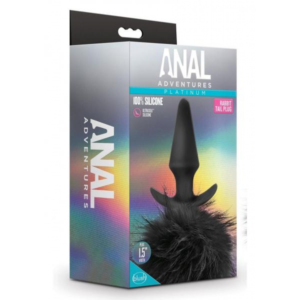 Anal Adventure Platinum Rabbit Tail Plug - Anal Plugs