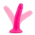 Neo 5.5 inches Dual Density Cock Neon Pink Dildo - Realistic Dildos & Dongs