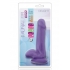 Au Naturel Bold Delight 6 inches Dildo Purple - Realistic Dildos & Dongs