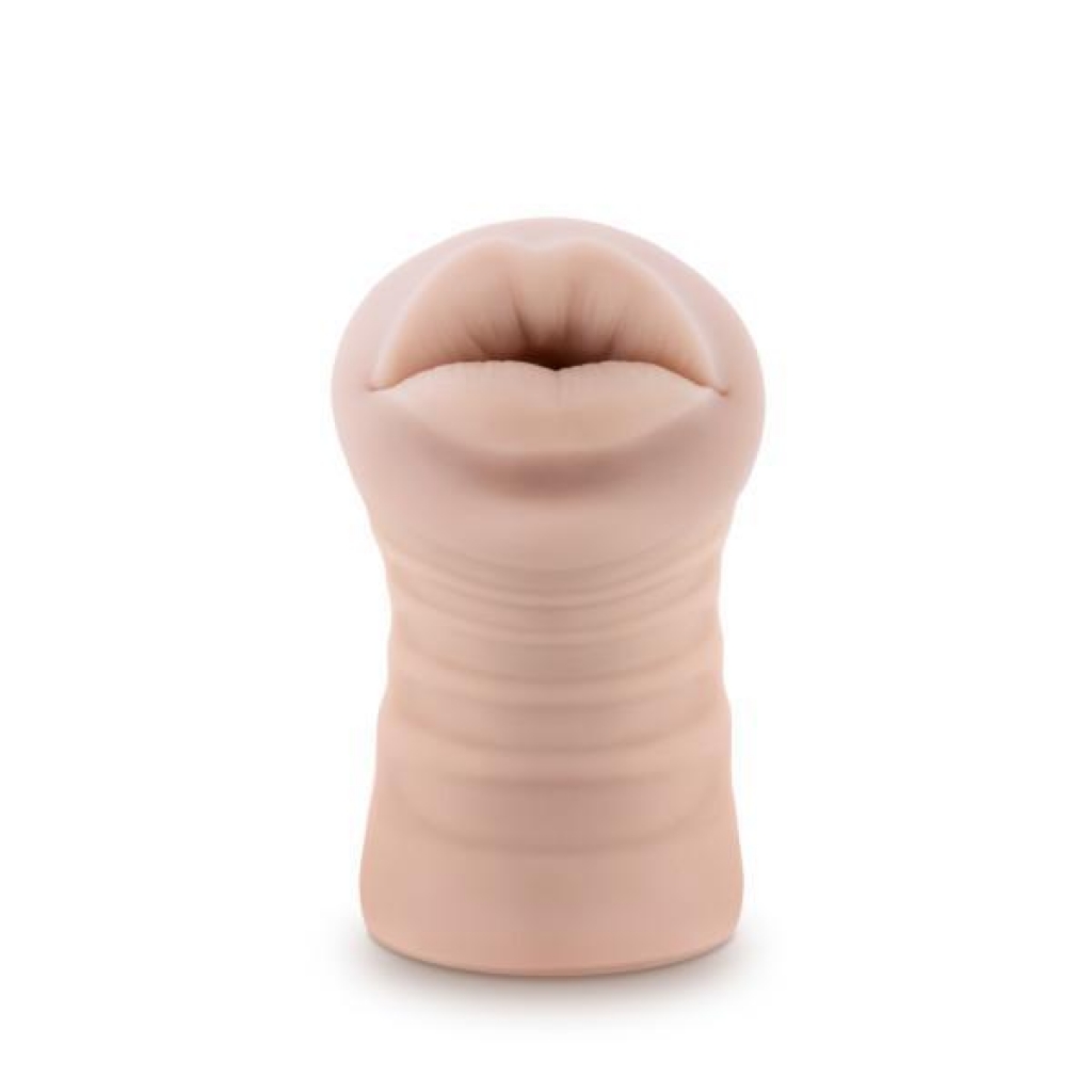 M For Men Angie Beige Mouth Stroker - Blow Job Masturbators