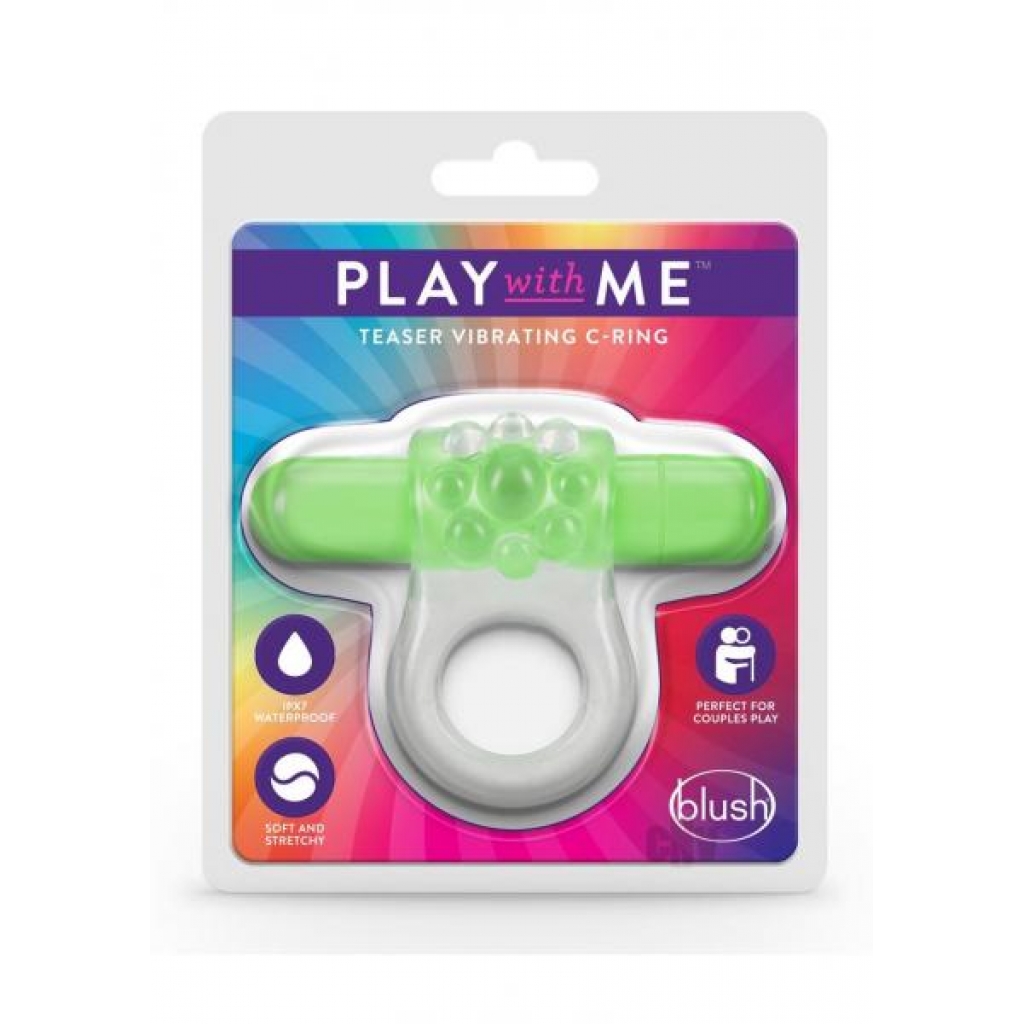 Play With Me Teaser Vibe Cring Green - Couples Penis Rings