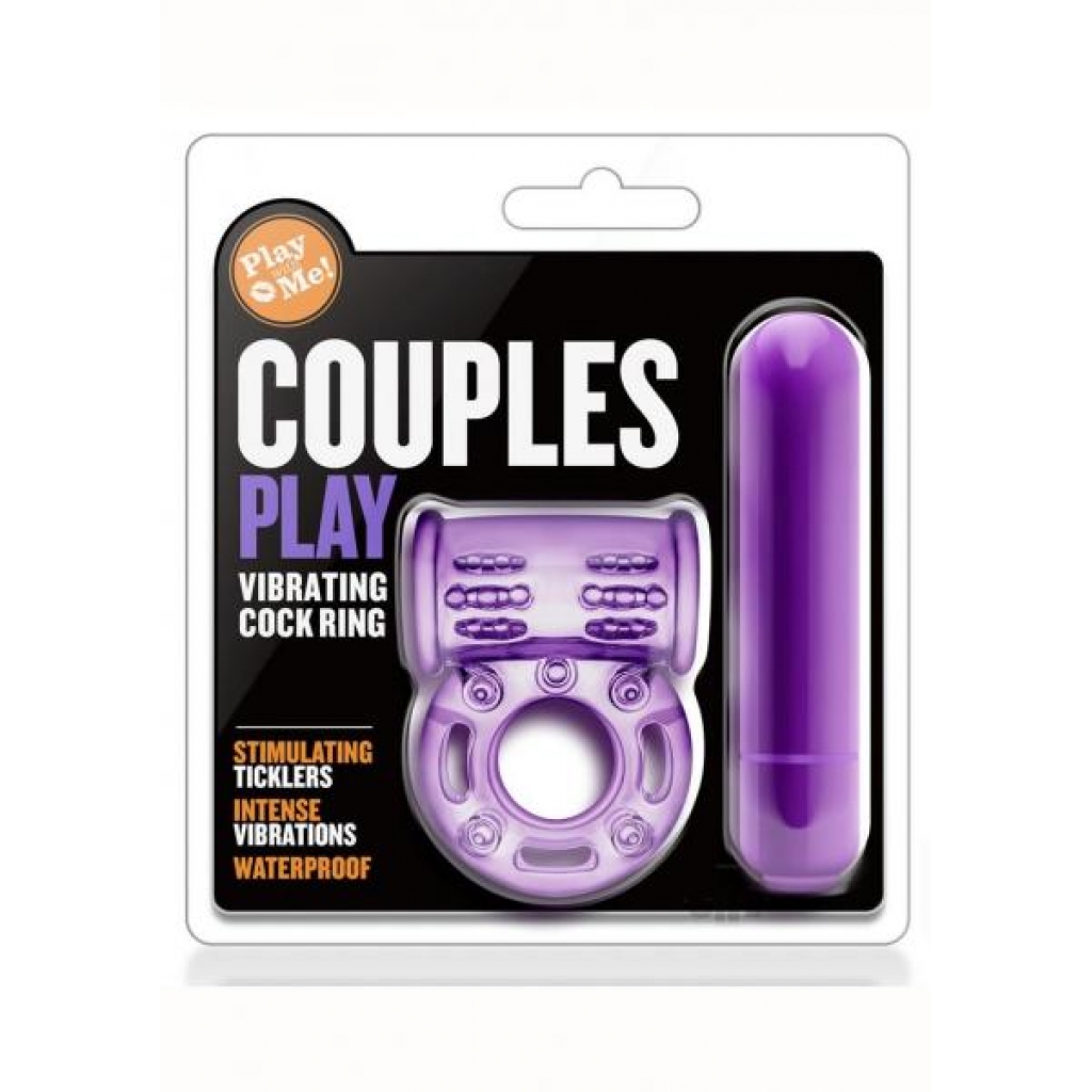 Pwm Couples Play Vibe Ring Purple - Couples Vibrating Penis Rings