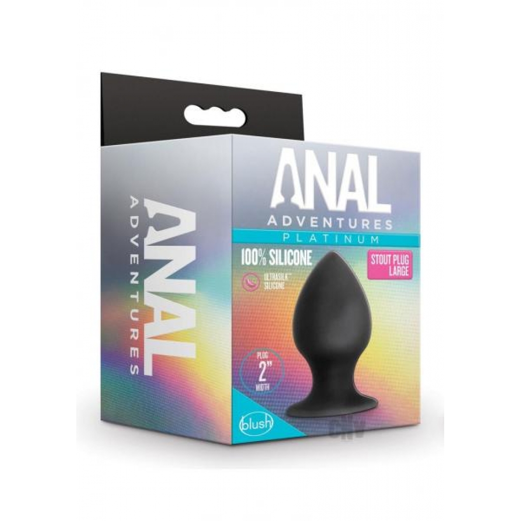 Anal Adventure Platinum Stout Plug Lg - Anal Plugs