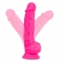 Neo Elite 7.5 inches Dual Density Cock with Balls Pink - Realistic Dildos & Dongs