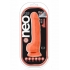 Neo Elite 7.5 inches Dual Density Cock with Balls Orange - Realistic Dildos & Dongs