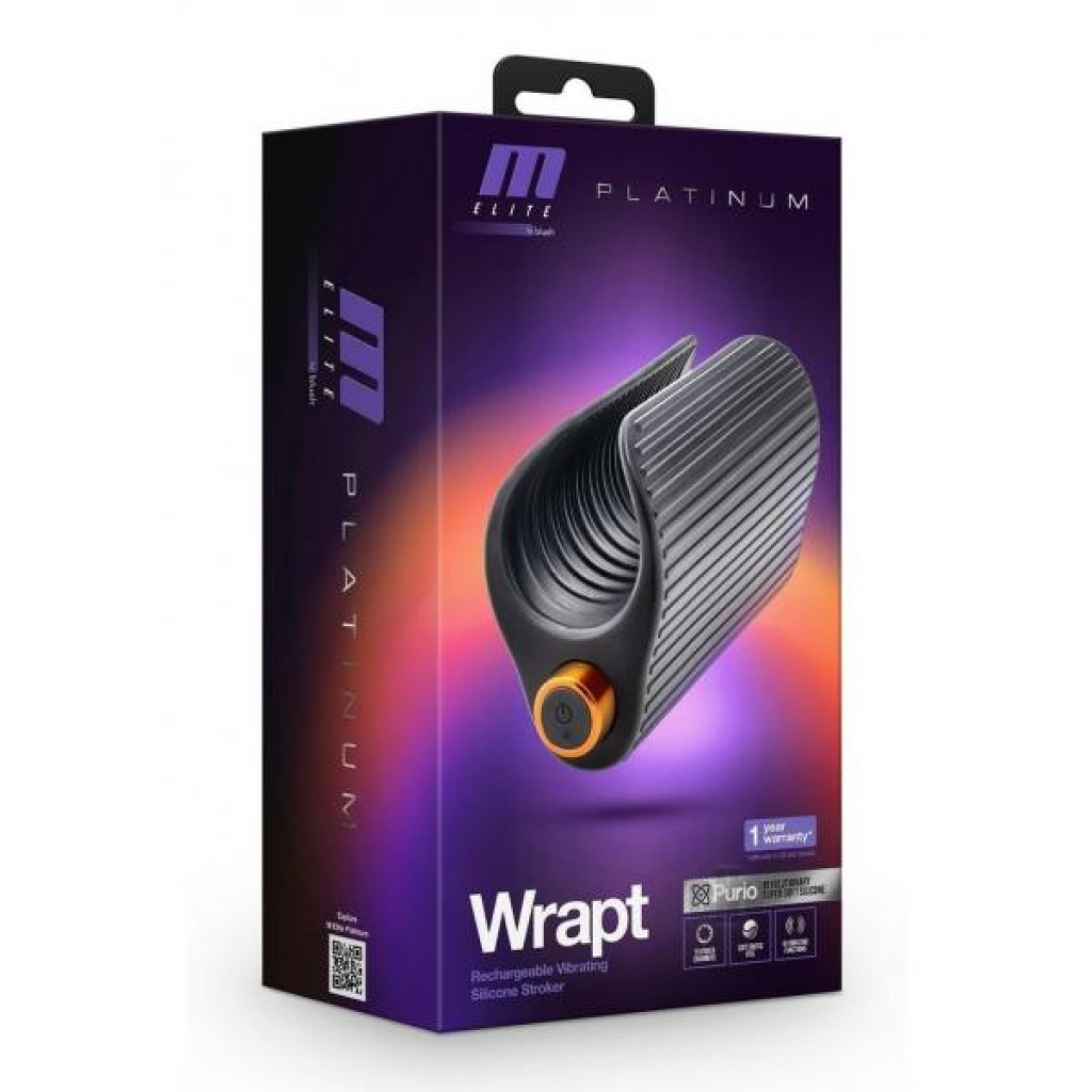 M Elite Platinum Wrapt Black - Fleshlight