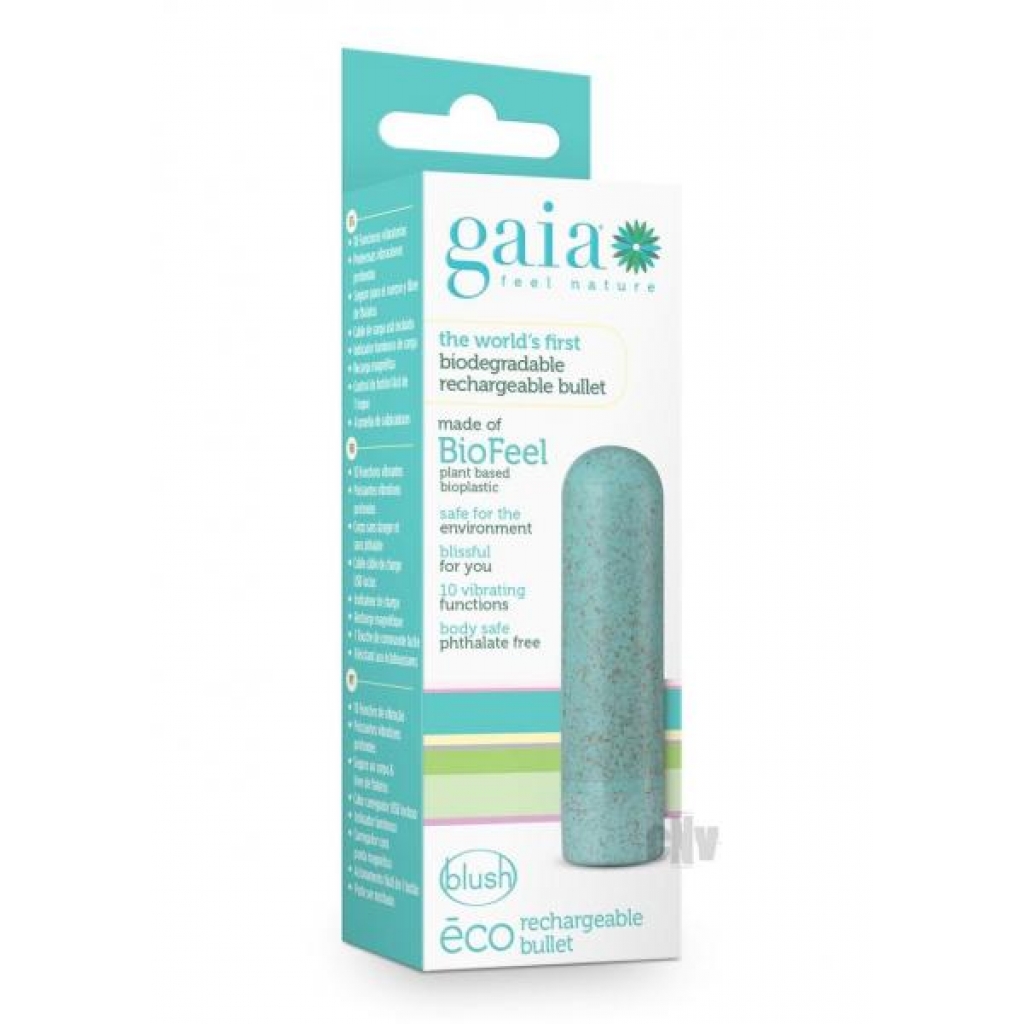 Gaia Eco Recharge Bullet Aqua - Bullet Vibrators