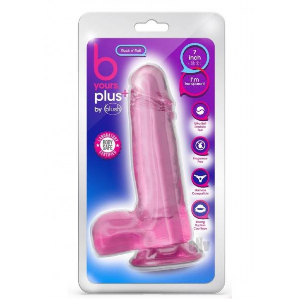 B Yours Plus Rock N Roll Pink - Realistic Dildos & Dongs