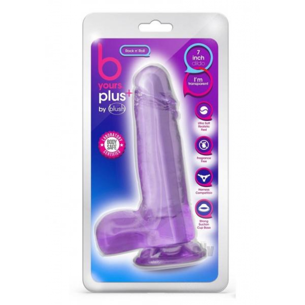 B Yours Plus Rock N Roll Purple - Realistic Dildos & Dongs