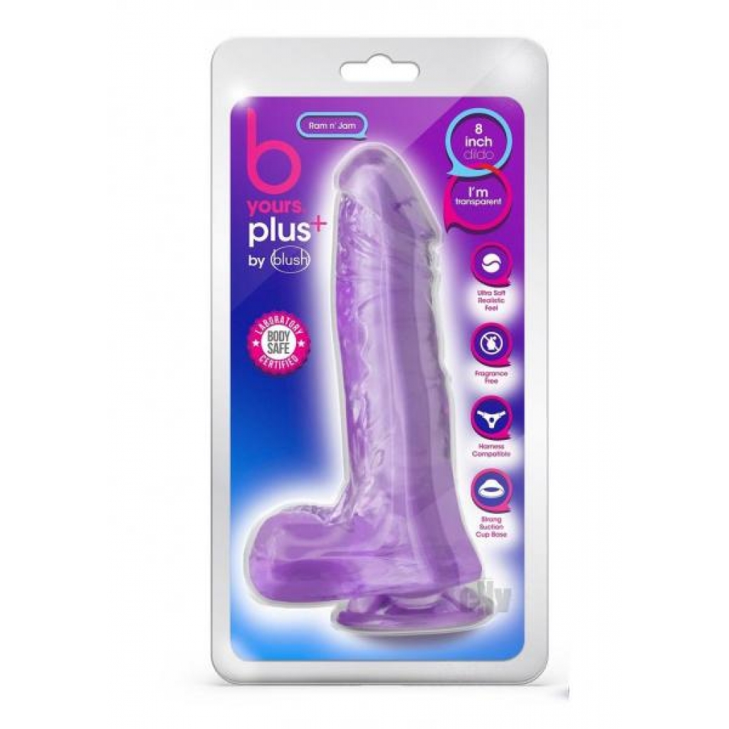 B Yours Plus Ram N Jam Purple - Realistic Dildos & Dongs