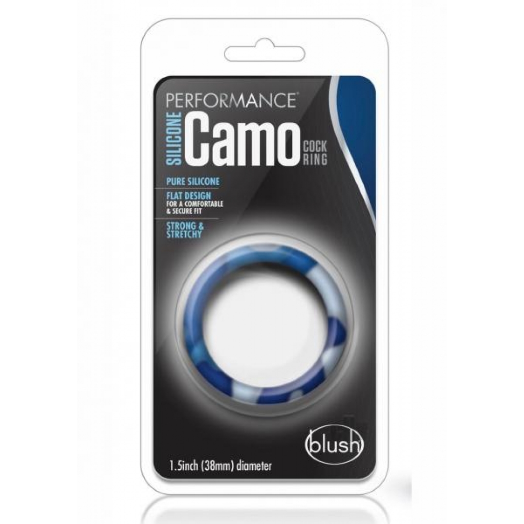 Performance Camo Cring Blue - Classic Penis Rings