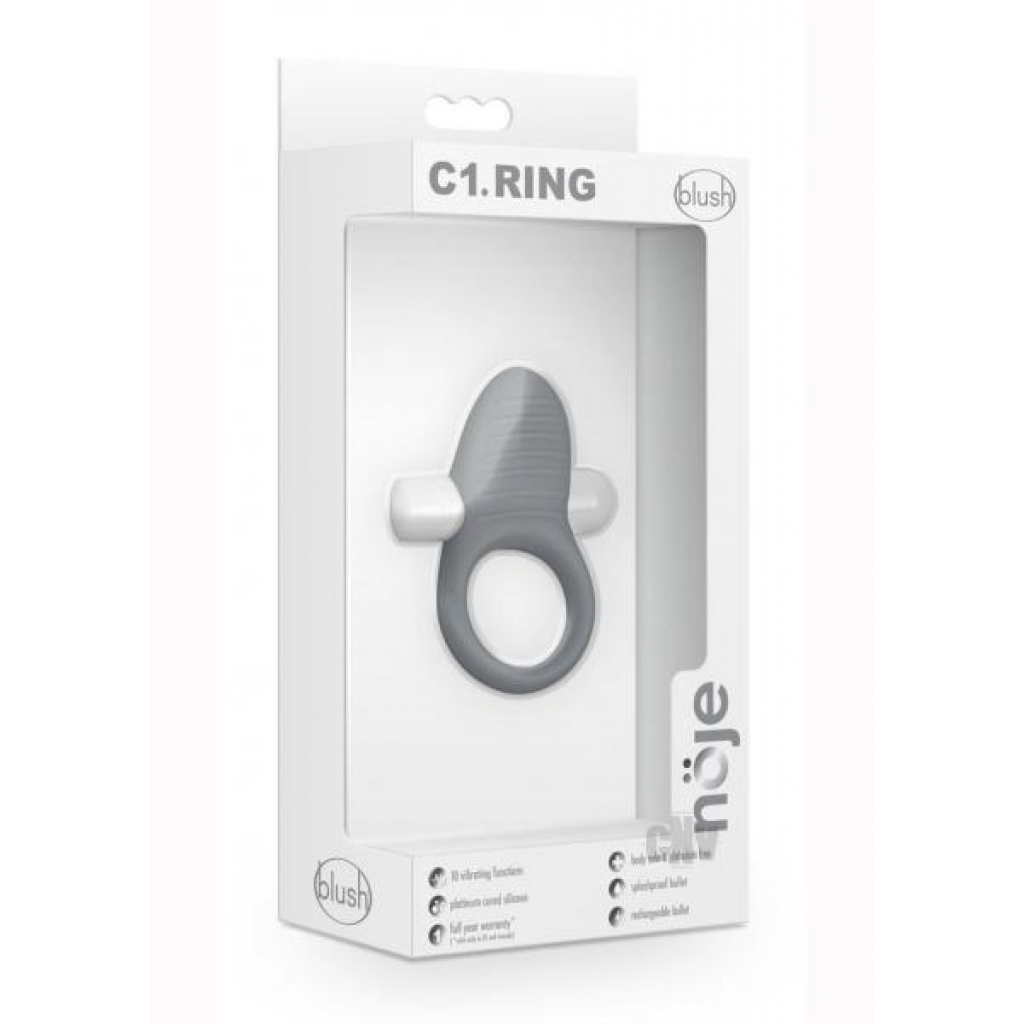Noje C1 Ring Slate - Couples Vibrating Penis Rings