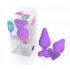 Naughty Candy Hearts Purple Butt Plug - Anal Plugs