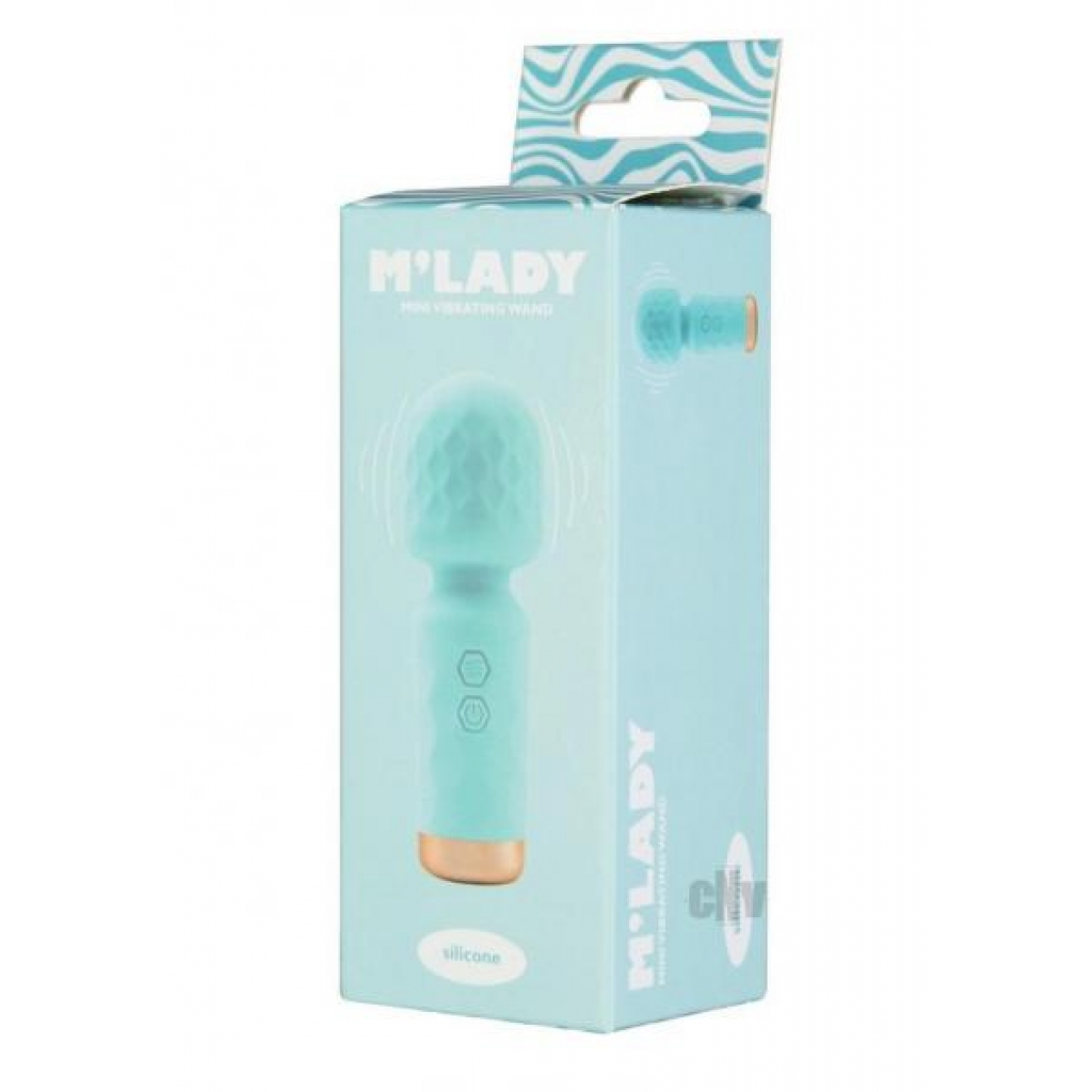 MLady Mini Vibrating Wand - Teal