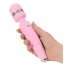 Pillow Talk Cheeky Massager Wand Pink - Body Massagers