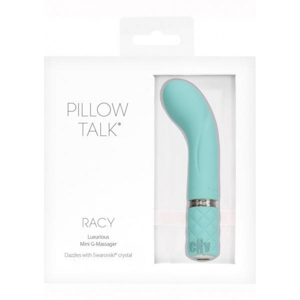 Pillow Talk Racy Mini Massager Teal - G-Spot Vibrators