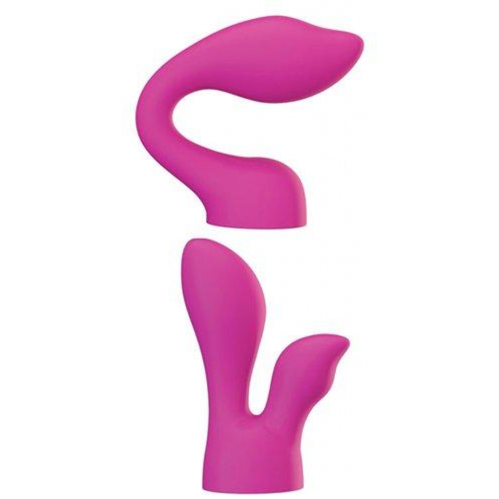 Palm Sensual Silicone 2 Heads Pink - Kits & Sleeves