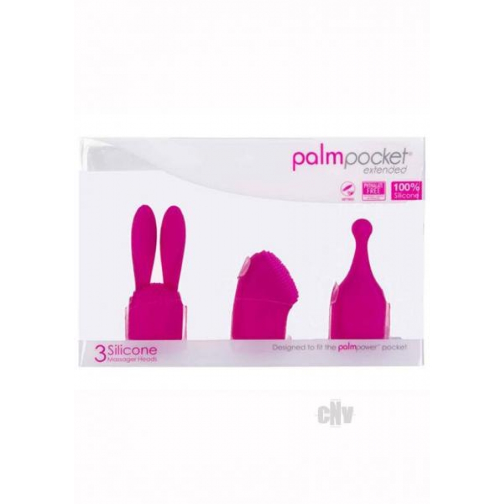 Palmpocket Extend 3 Silicone Heads Pink - Batteries & Chargers