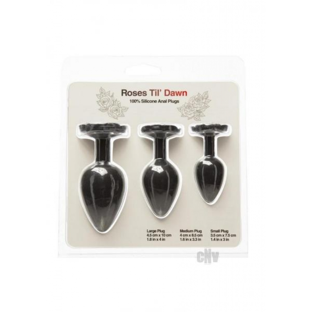 Roses Til Dawn 3pc Kit - Black