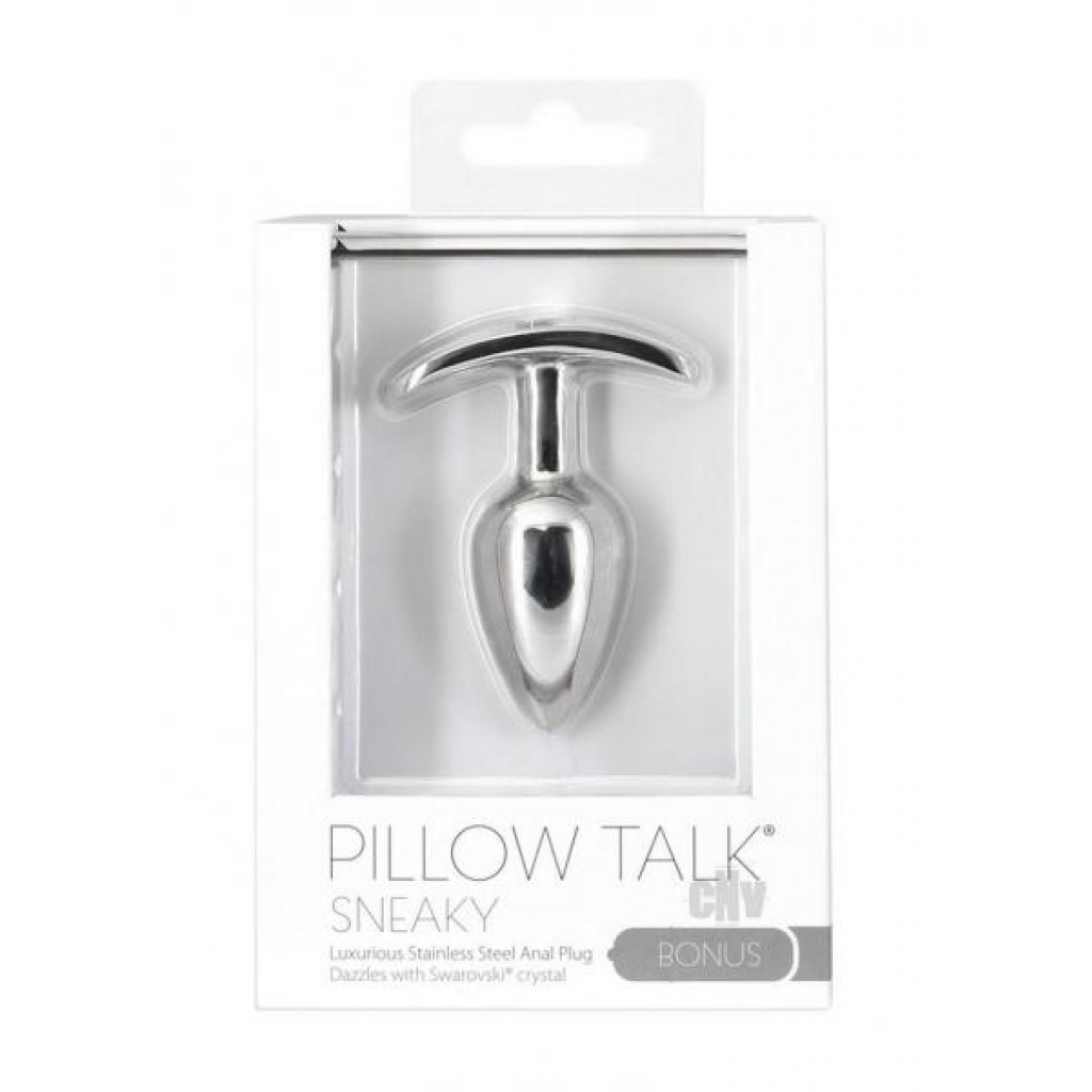 Pillow Talk Sneaky Steel Anal Plug - Anal Plugs