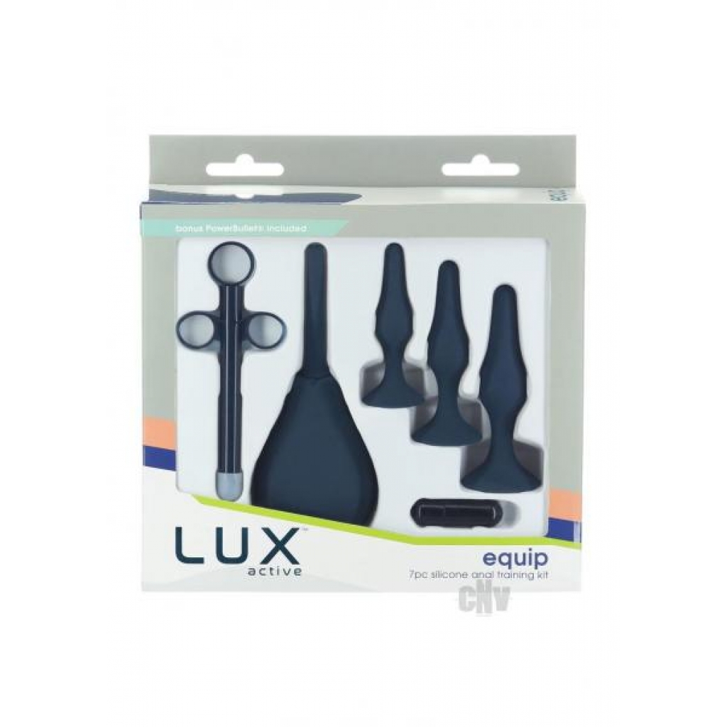 Lux Active Equip Anal Explorer Kit Blue - Anal Trainer Kits
