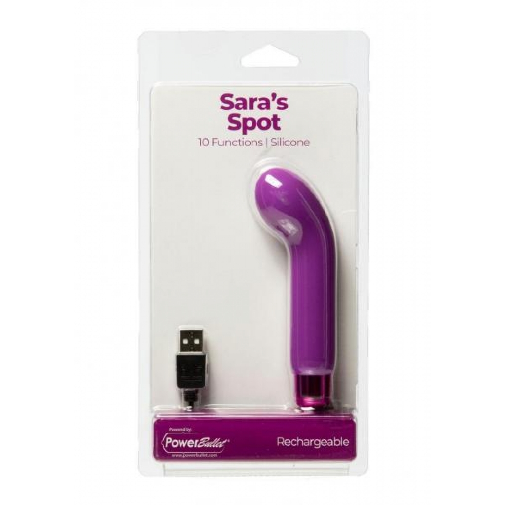 Powerbullet Saras Spot Purple - Bullet Vibrators