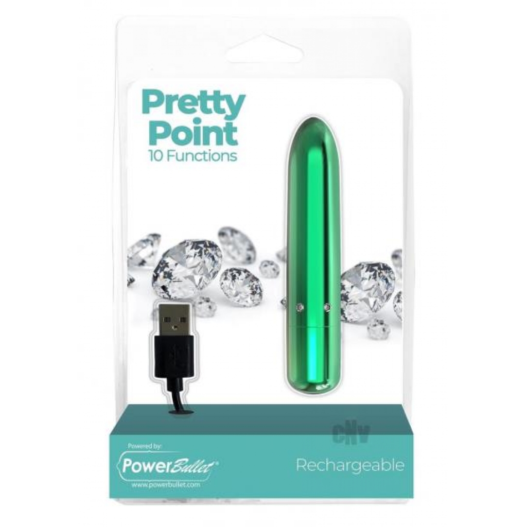 Powerbullet Pretty Point Teal - Bullet Vibrators