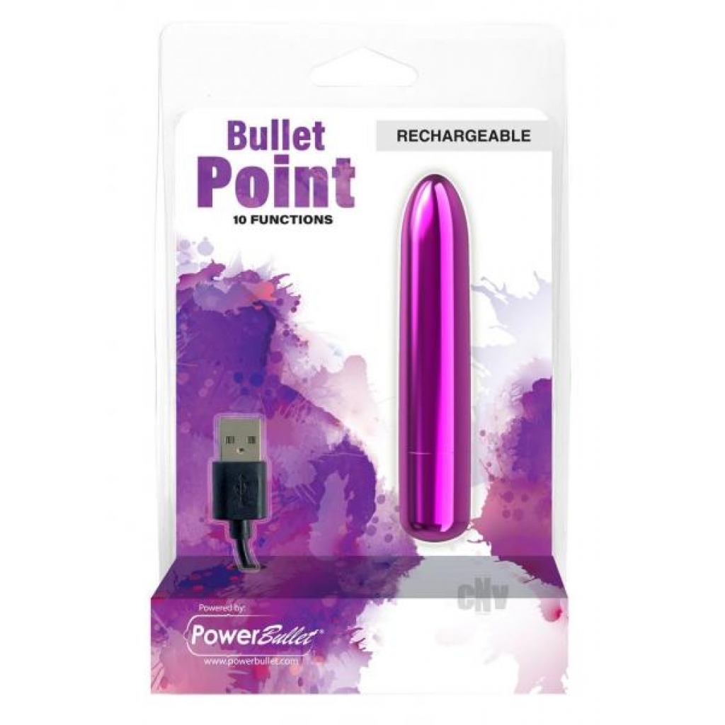 Powerbullet Bullet Point Purple - Bullet Vibrators