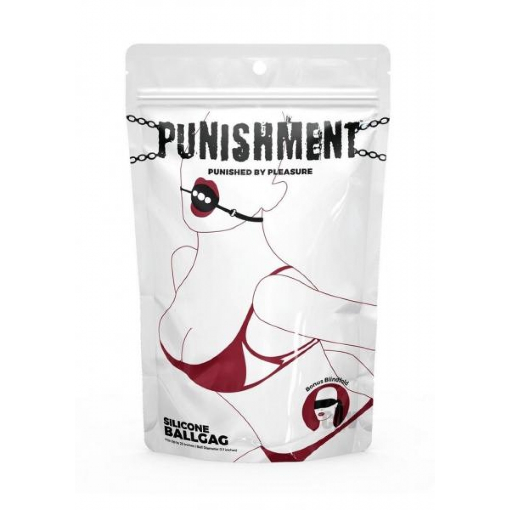 Punishment Silicone Ball Gag - Ball Gags