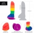 Addiction Justin 8 inches Rainbow Dilido - Realistic Dildos & Dongs