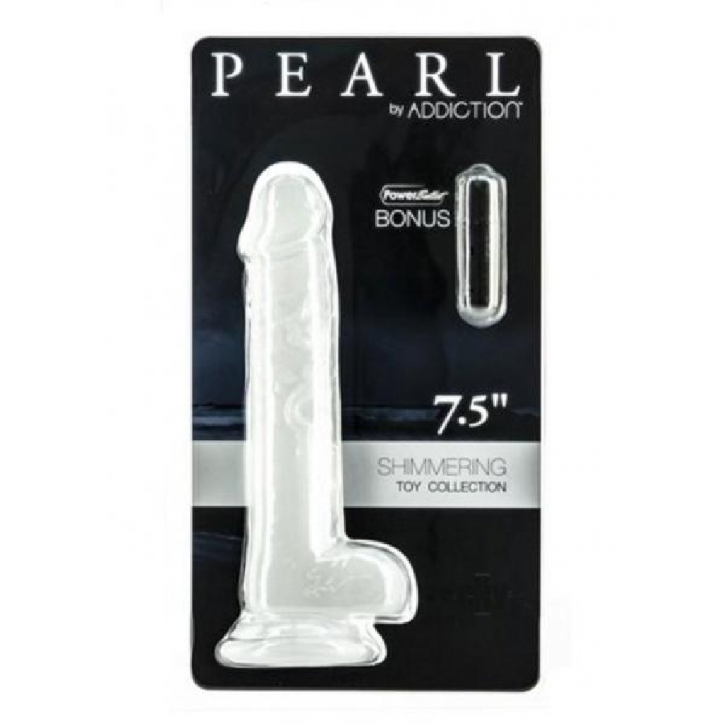 Addiction Pearl Dong - 7.5 Inches - White