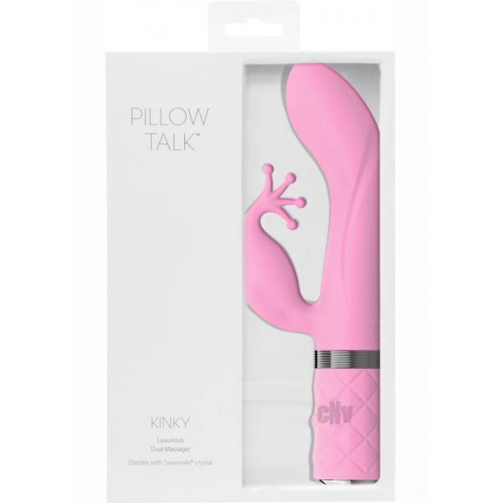 Pillow Talk Kinky Dual Massager Pink - Rabbit Vibrators