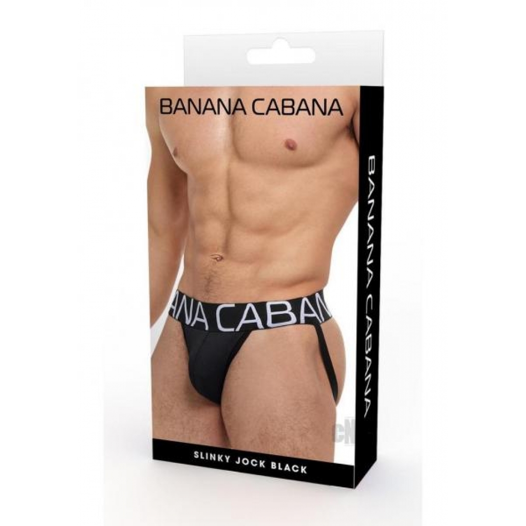 Banana Cabana Jock L/xl Black - Mens Underwear