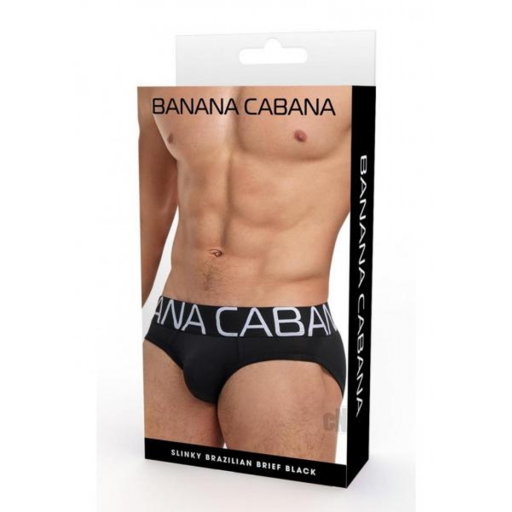 Banana Cabana Bikini L/xl Black - Mens Underwear