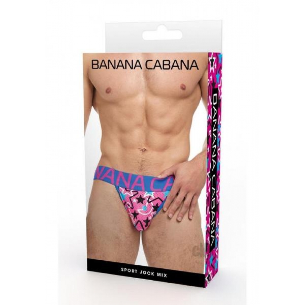 Banana Cabana Jock Sm/md Purple - Mens Underwear